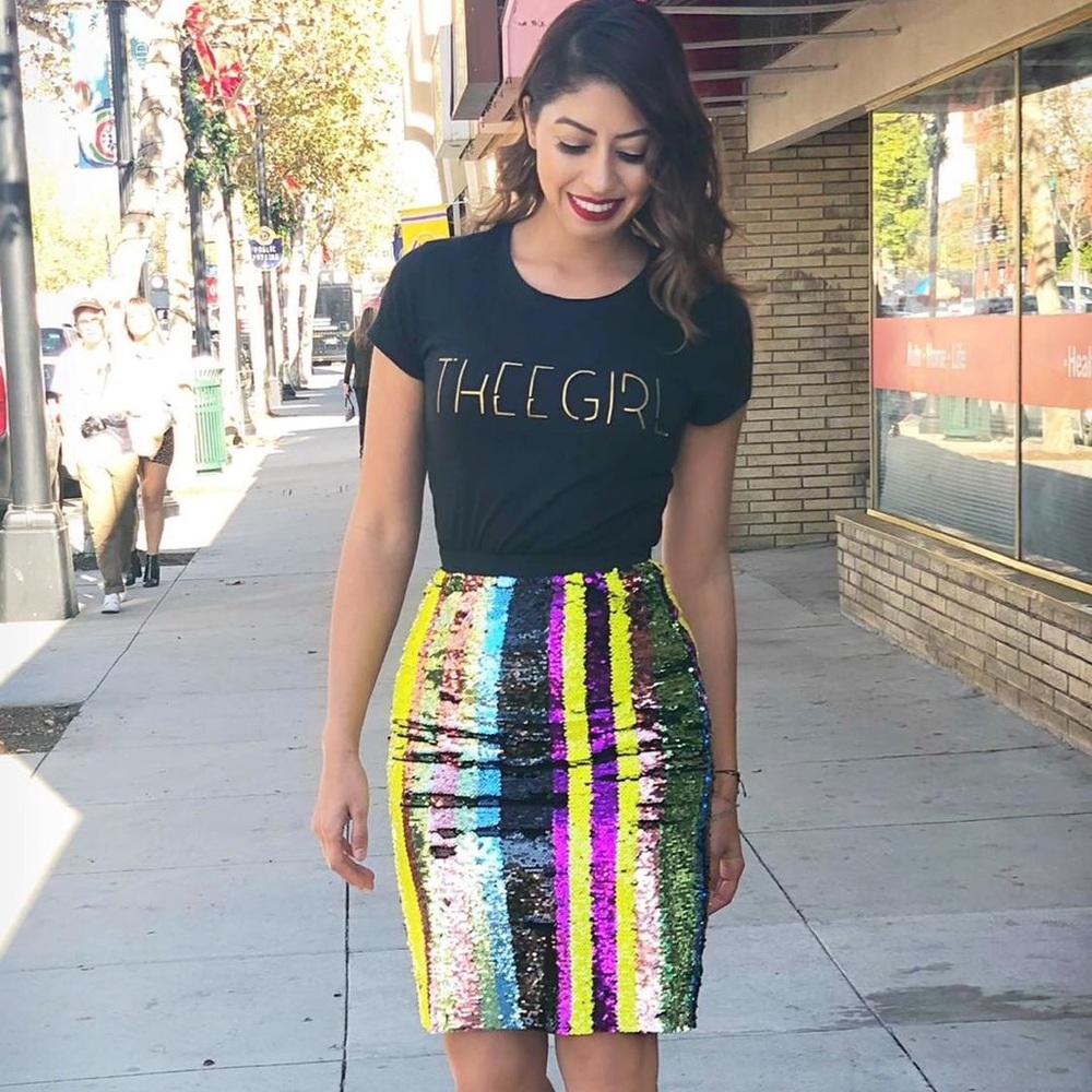 Sequin Skirt